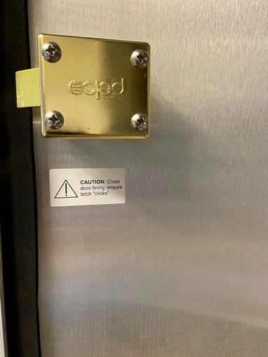 Step 5 image - Door side label